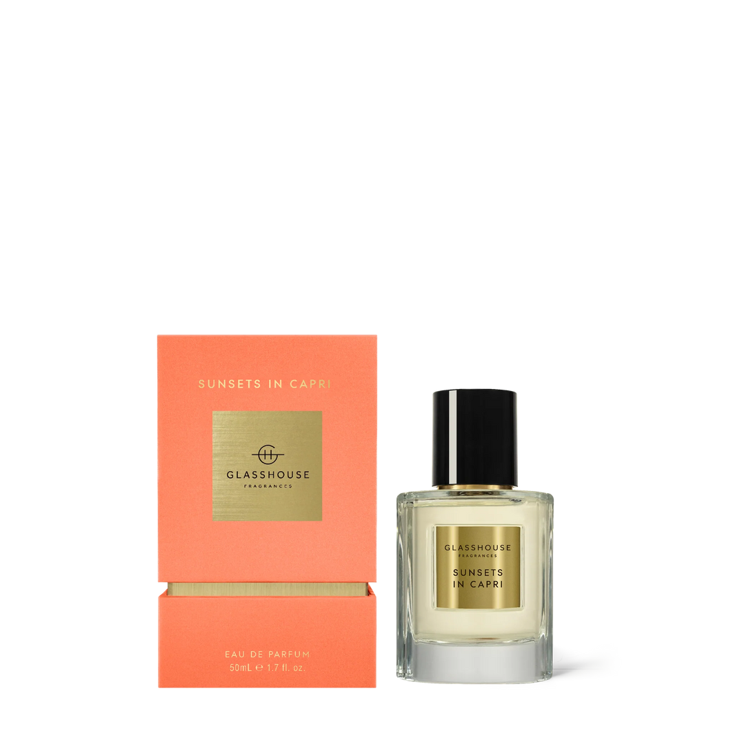 Glasshouse Fragrances Perfume 50ml Sunsets in Capri
