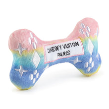 Load image into Gallery viewer, Ombre Chewy Vuiton Paris Bone Dog Toy
