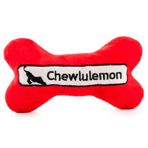 Chewlulemon Red Bone Dog Toy Large