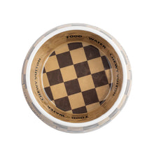 Load image into Gallery viewer, Checkered Chewy Vuiton Bowl Medium
