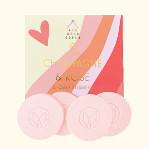 Musee Bath Shower Steamers in Champagne & Rose