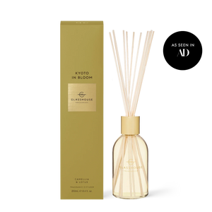 Glasshouse Fragrances Reed Diffuser Kyoto in Bloom
