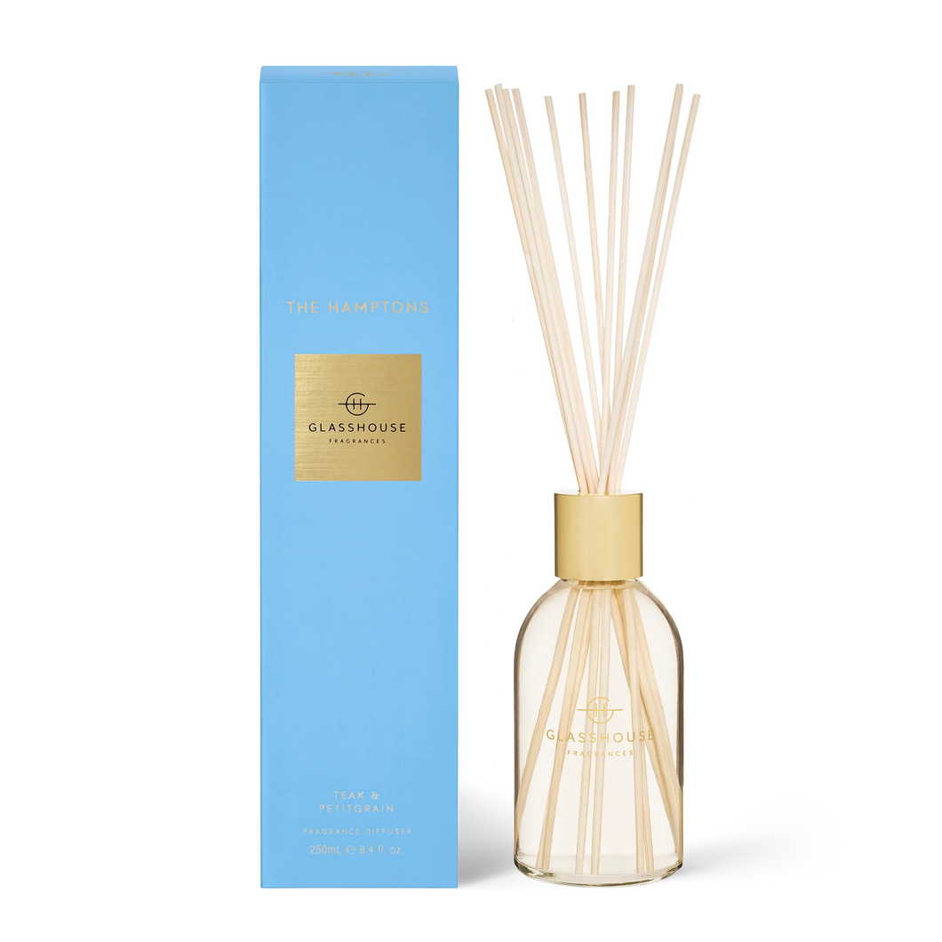 Glasshouse Fragrances Reed Diffuser in The Hamptons