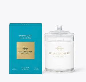 Glasshouse Fragrances  Double Wick Candle in Midnight in Milan
