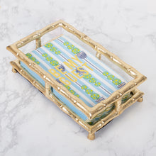 Load image into Gallery viewer, Gold Bamboo Guest Towel Holder
