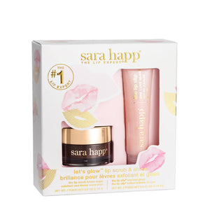 Sara Happ Let's Glow Lip Scrub & Shine Kit
